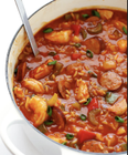 Chicken and prawn jambalaya