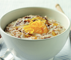 Orange and ginger porridge